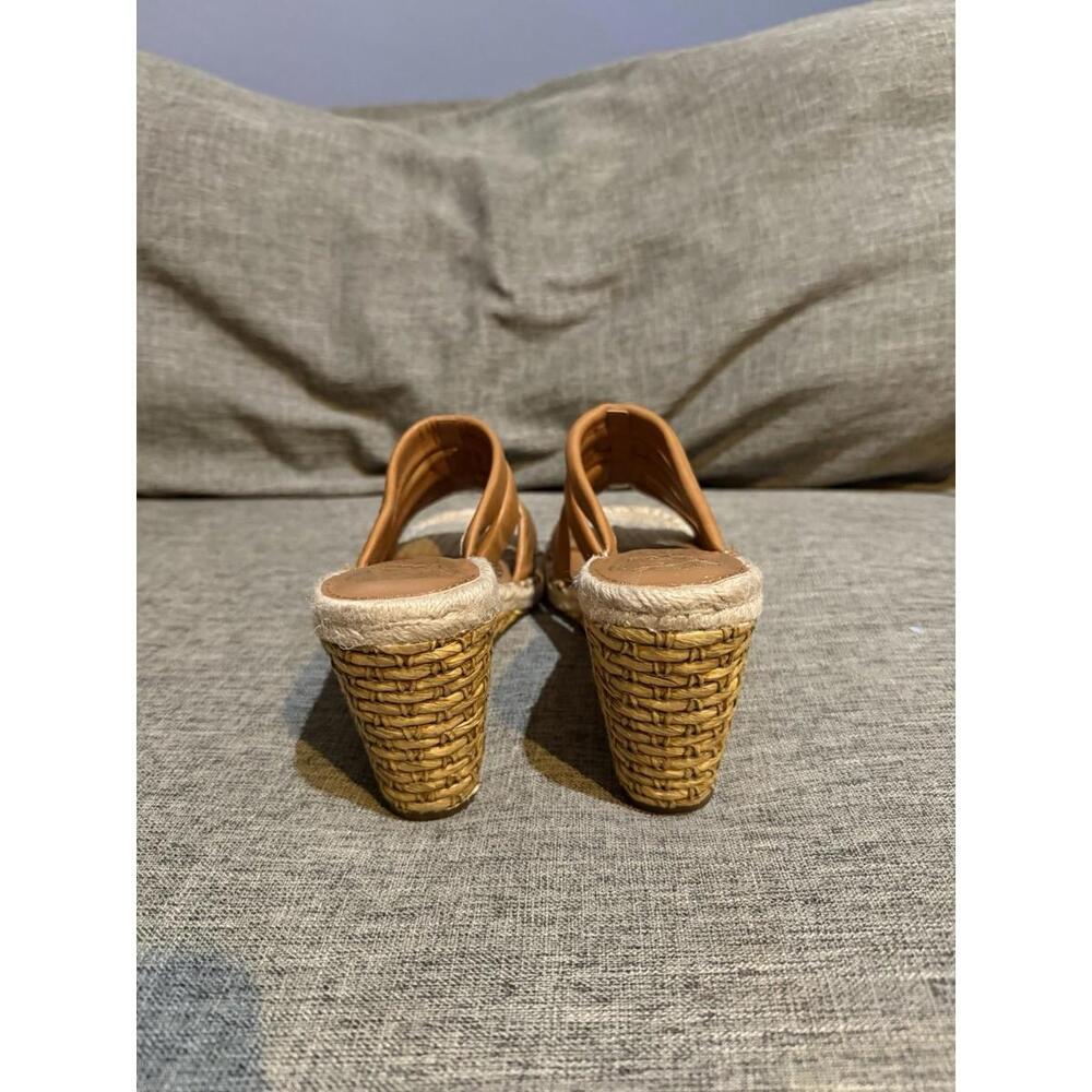 Vince Camuto Molisara Sandals Wedges Heels Light Cognac Womens 8 - Picture 2 of 12
